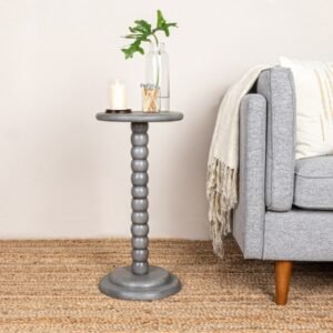 Storied Home Side Table, Dove Gray