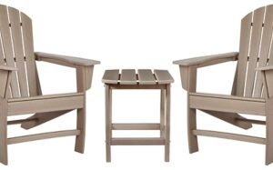 Sundown Treasure 2 Outdoor Chairs with End Table, Driftwood