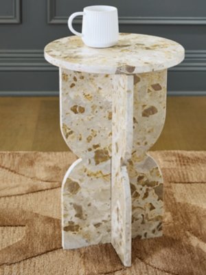 Treygan Accent Table, Beige