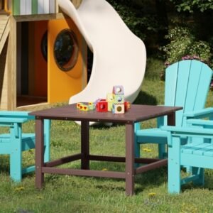 Westin Furniture Laguna Outdoor Dining Table, Dark Brown
