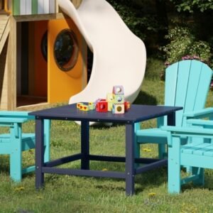 Westin Furniture Laguna Outdoor Dining Table, Navy Blue