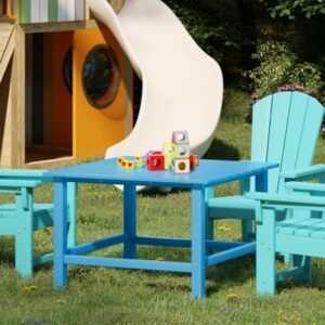 Westin Furniture Laguna Outdoor Dining Table, Pacific Blue