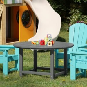 Westin Furniture Laguna Outdoor Round Dining Table, Gray