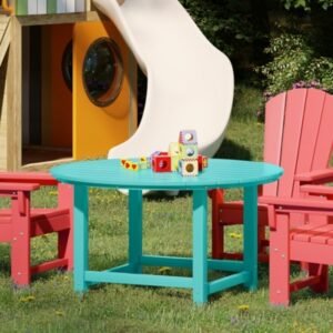 Westin Furniture Laguna Outdoor Round Dining Table, Turquoise