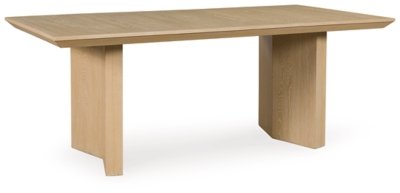 Whittgate Dining Table, Light Brown, Wood