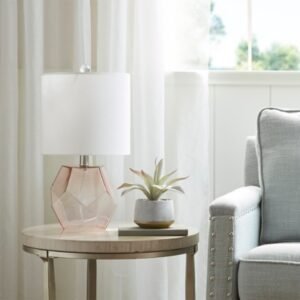 510 Design Bella Table Lamp, Light Pink