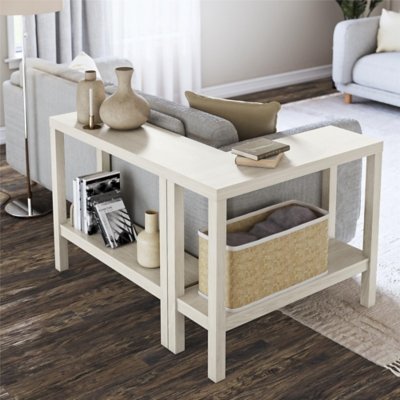 Ameriwood Home Ira Accent Tables Set, White Oak