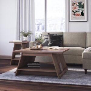 Ameriwood Home Orson Coffee Table, Danish Walnut