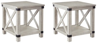Carynhurst 2 End Tables, Whitewash