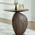 Cormmet Accent Table, Brown/Black