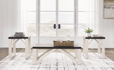 Dorrinson Table (Set of 3), Antique White