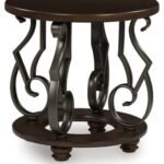 Frallyn End Table, Dark Brown
