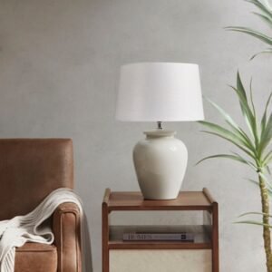 Ink+Ivy Anzio Table Lamp, Cream