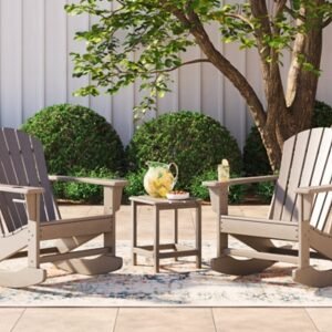 Sundown Treasure 2 Outdoor Chairs with End Table, Driftwood