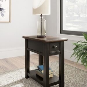 Tyler Creek 2 End Tables, Grayish Brown/Black