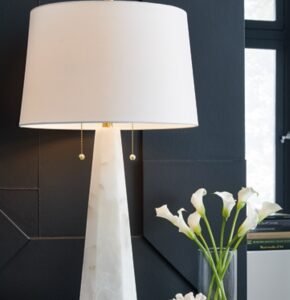 Laurellen Table Lamp, White
