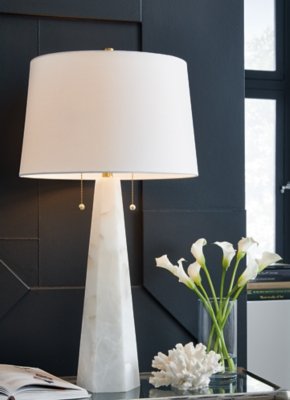 Laurellen Table Lamp, White