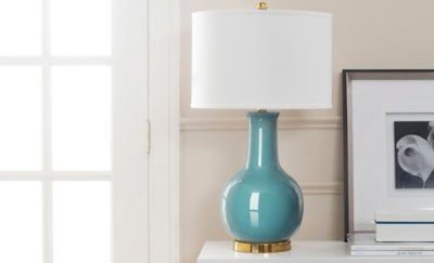 Safavieh Paris Table Lamp, Teal