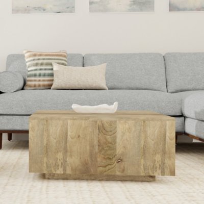 Simpli Home Lockhart Coffee Table, Natural