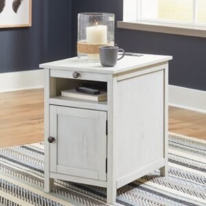 Treytown Chairside End Table, Antique White