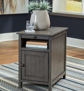 Treytown Chairside End Table, Gray