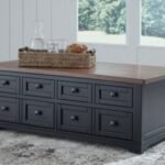 Wildenauer Lift-Top Coffee Table, Brown/Black