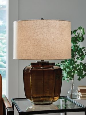 Bainmore Table Lamp, Amber