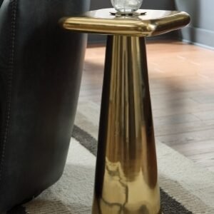 Dallenburg Accent Table, Gold Finish