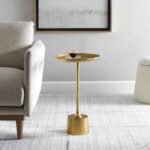 Exalted Living Antique Accent Table, Gold