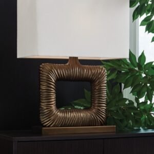 Garronby Table Lamp, Antique Brass Finish