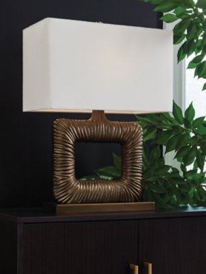 Garronby Table Lamp, Antique Brass Finish