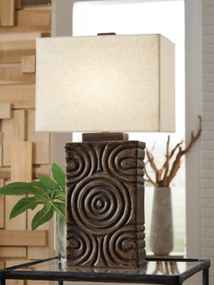 Heathbury Table Lamp, Antique Brown