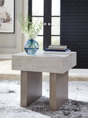 Jorlaina End Table, Light Grayish Brown