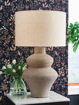 Jossleigh Table Lamp, Beige