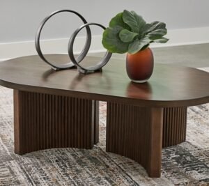 Korestone Coffee Table, Dark Brown