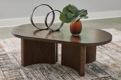 Korestone Coffee Table, Dark Brown