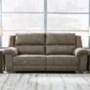 Laresview Manual Reclining Sofa, Fossil