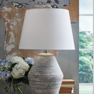 Lawrock Table Lamp, Antique Blue