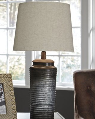 Norbert Table Lamp (Set of 2), Gray