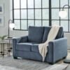 Rannis Twin Sofa Sleeper, Navy