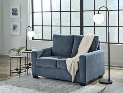 Rannis Twin Sofa Sleeper, Navy