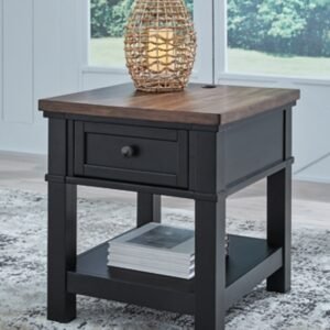 Wildenauer End Table, Brown/Black