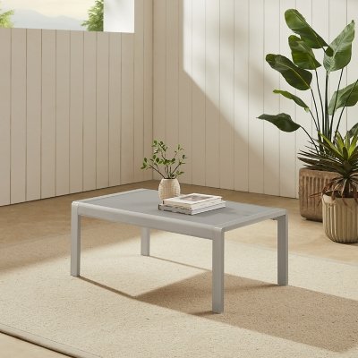 Linon Rosemary Outdoor Coffee Table, Gray