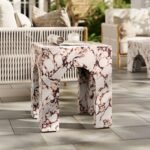 Modway Valen Outdoor Side Table, Red
