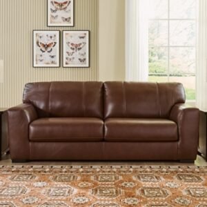 Mossano Leather Sofa Leather, Canyon