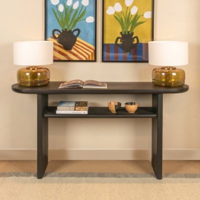 Storied Home Console Table, Black