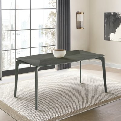 Armen Living Kalia Dining Table, Gray