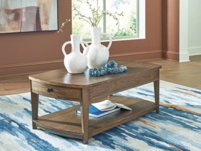 Burkbyer Coffee Table, Brown