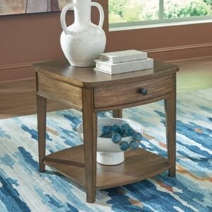 Burkbyer End Table, Brown