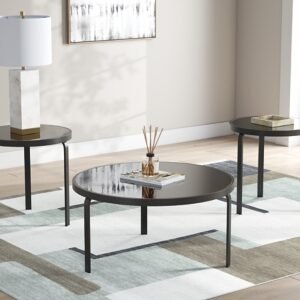 Dorylin Table (Set of 3), Black